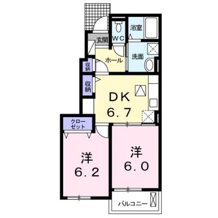 ミルト松前ⅡーIⅤの物件間取画像